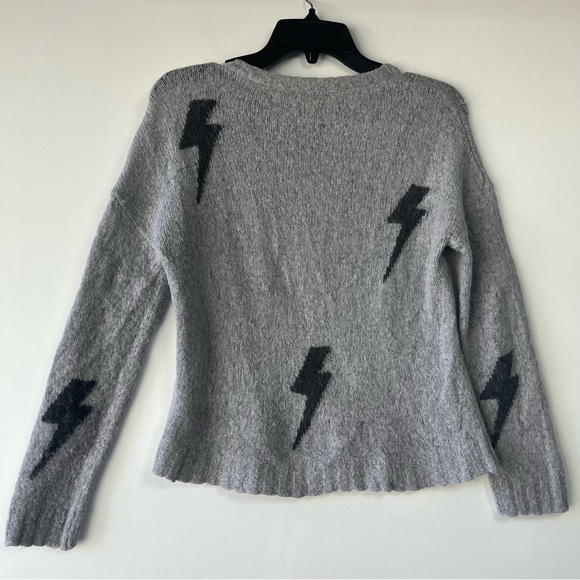 SOLD perci lightning bolt knit alpac wool sweater - Picture 6 of 6